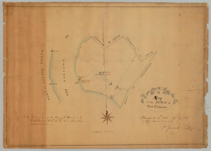 Map of the Town of New Utrecht, Kings County. Map #417