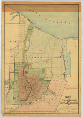 Proposed Extension. City of  Rochester. Map #475