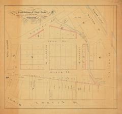 Map of State Lands at Syracuse, N. Y., with subdivisions. Map #496A