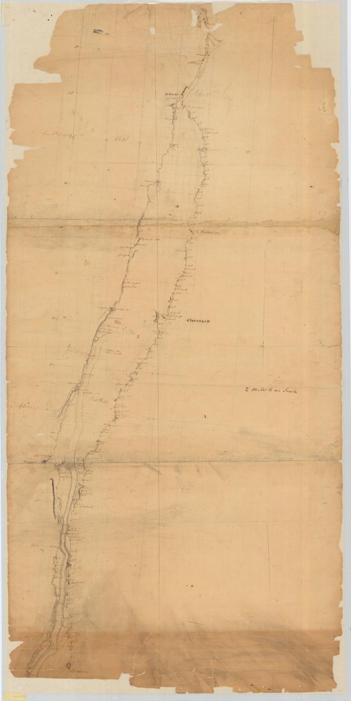 Traverse of Highways, Albany to Fishkill and Newburrough. Map #491