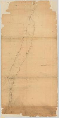 Traverse of Highways, Albany to Fishkill and Newburrough. Map #491