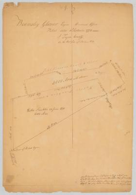 Survey of Land for Beamsley Glazier and W. Franklin. Map #608