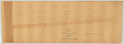 Cohocton R. R. and The Lands of the Old Roadbed. Town of Pembroke. Map #517