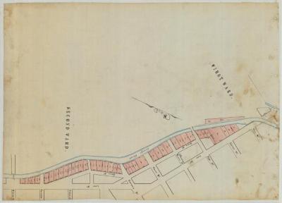 Fine Salt Lots, Syracuse. Showing 1st and 2nd Ward.  Map #530E