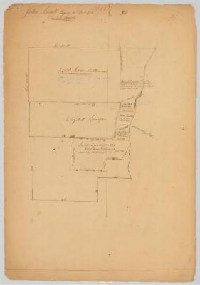 Survey of land for John Small, Eliz. Springer and Francis Legge. Map #609