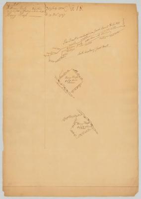 Survey of land for Henry Hoofe and Wm. York. Map #618