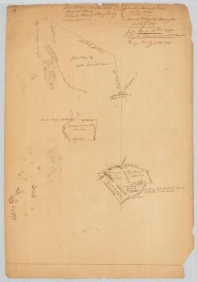 Survey of land for John Collins, J. H. Fisher, Samuel and Elizabeth Babington, Henry Barclay and John Wemp. Map #611