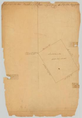 Survey of land for Thomas Ord, 5000 arces in Township No. 27, Totten and Crossfield's Purchase. Map #600