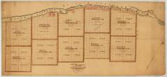 Map of the two Northern Ranges of Townships in St. Lawrence County. Map #214