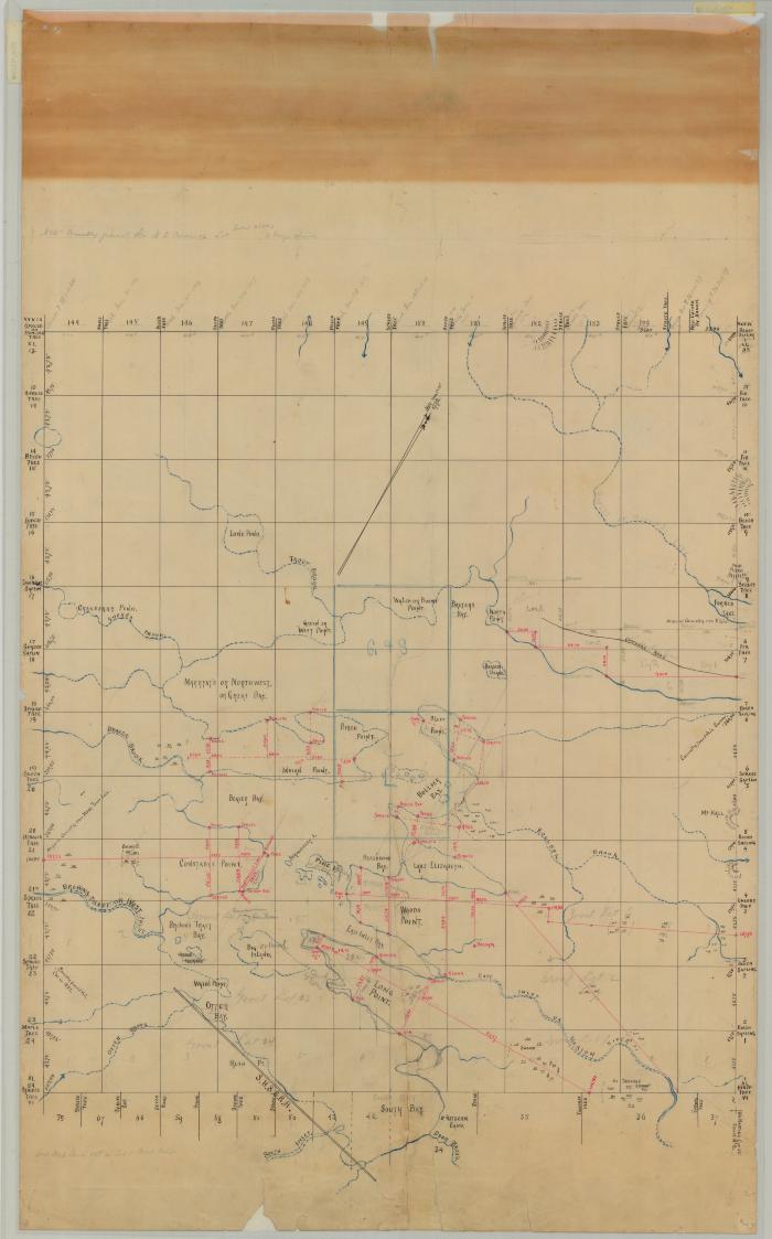 Totten and Crossfield's Purchase, Township 40 showing Raquette Lake. Map #503A