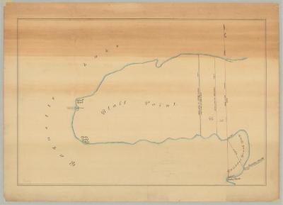 Bluff Point, in Raquette Lake, Hamilton County. Map #500