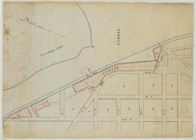 Fine Salt Lots, Syracuse. Showing Geddes.  Map #530G