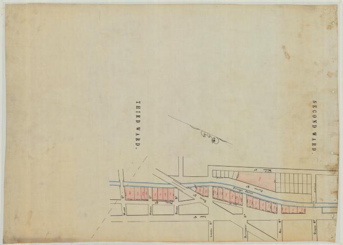 Fine Salt Lots, Syracuse. Showing 2nd and 3rd Ward.  Map #530F
