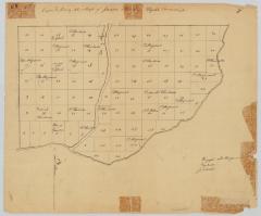 Map of allotment of Hyde township, Warren county. Map #676