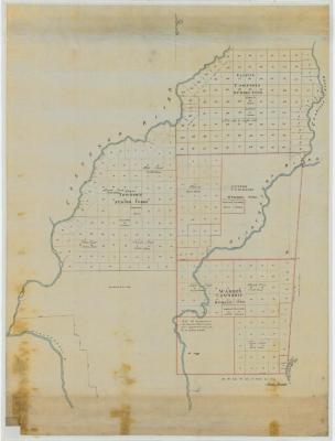 Map of the Towns of Warren, Clinton, Fayette and Green. Map #229(Copy)