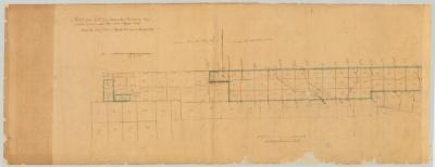 Map of the Gore lying between the Old Military Tract and the Canadian and Nova Scotia Refugee Tract. Map #300