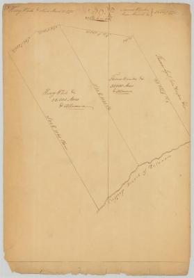 Survey of Henry White and Thomas Wharton on the Coogquago branch of the Delaware river. Map #656