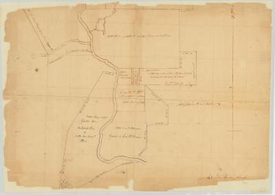 Map of various grants south and adjoining map #669. Map #670