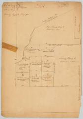 Survey of land for Timothy Bagley, Alex Cosby and others. 1738. Map #628