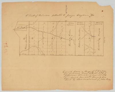 Map of first tract of Belvidere of George Croghan's Patent, Otsego county. Map #680