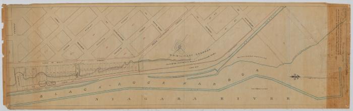 Map of Black Rock Village. Erie County. Map #425