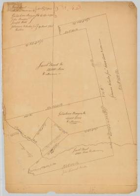 Survey of land for Jacob Borst, Goldsbrow Ranyar and others. Map #643A