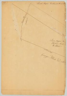 Survey of land for Sara Magin et al. (Adjoining map No. 647) Map #648A and Map #648B