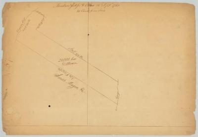 Survey of land for Abraham Lott, Jr.; 20,000 acres.  Map #657