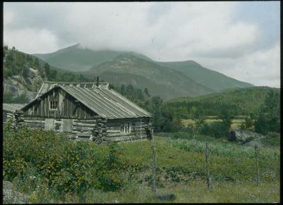 Whiteface in the Clouds, Mountain Home in Foreground, View North from South of Wilmington Notch