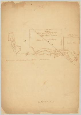 Survey of land for Martin G. Van Buren, 14,969 acres and 3 pieces for Vincent Mathews and others. Map #715