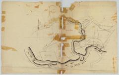 Map of lands at Fort Hunter, Montgomery county. Map #759