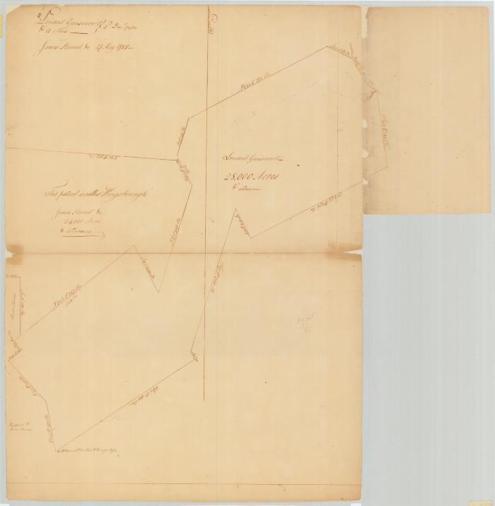 Survey of land for Lendert Gansevoort  and James Stewart. Map #640