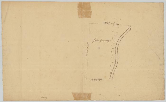 Survey of land for John Garnsey; 1000 acres. Map #765