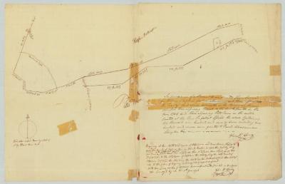 Warrant and survey for Wm. Shepard and Joshua Measereau. 2,970 acres. Map #697