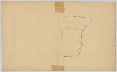 Survey of land for John Garnsey; 1000 acres. Map #765