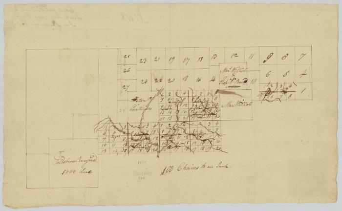 Sketch of land in Steuben township, Oneida county; copy of Cockburn's survey. Map #735