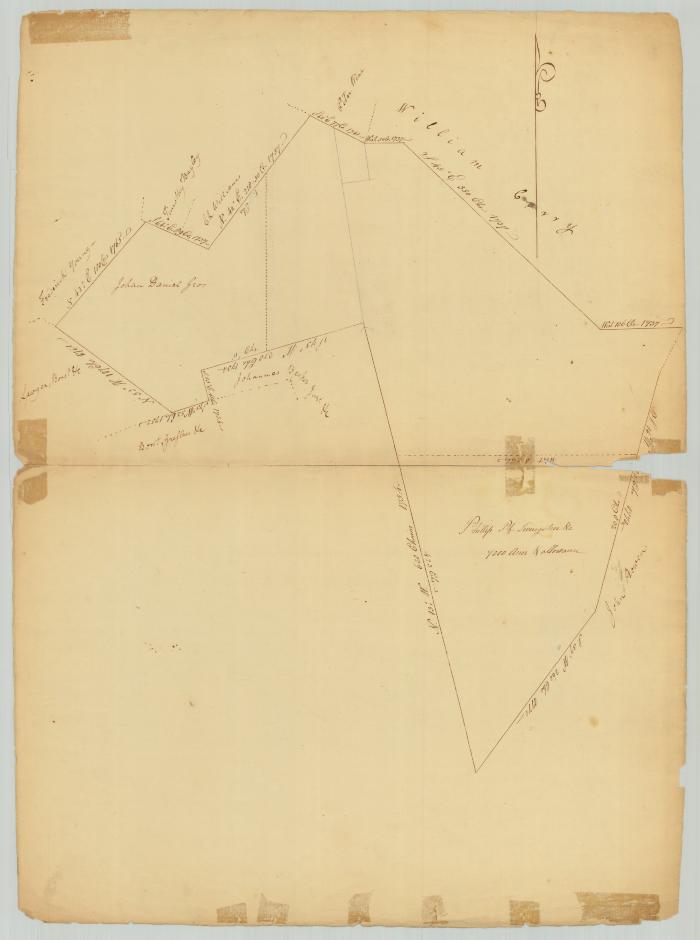 Land of Ph. Livingston, 7,000 acres. Also the Dubois tract. Map #730