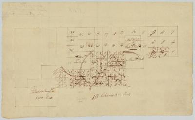 Sketch of land in Steuben township, Oneida county; copy of Cockburn's survey. Map #735