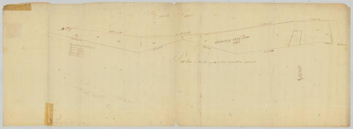 Land between Hoosick and Pittstown Patent; 2,493 acres. Map #752