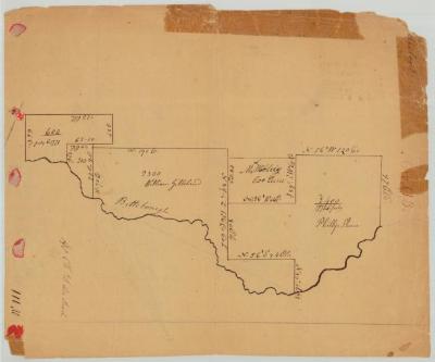 Land of Wm. Gilleland called Bettsbourgh. Also Phillip Skene and M. L. Woblsey. Map #728