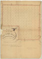 Map of Duerville, Clinton county; 37,800 acres and subdivisions. Map #764