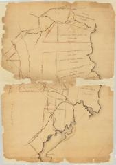 Map of lands on Lake Champlain near Ticonderoga. Map #747