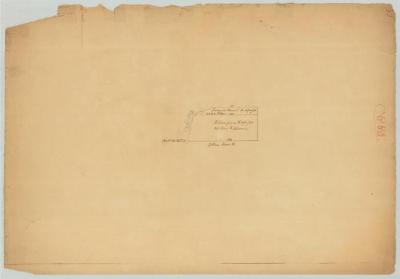 Survey of land for Wm. Guise, 800 acres and Frederick Shomard, 200 acres. 1773. Map #696