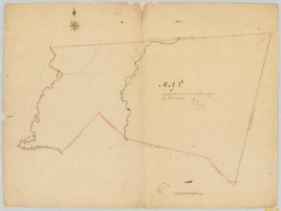 Map of Jellis Fonda, 40,000 acres, in Oneida county. Map #722