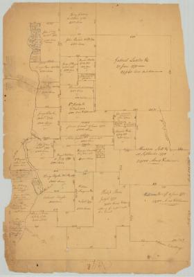 Survey of land on the east side of Lake Champlain near Six Mile Point. Map #702