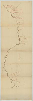 Map of Land on upper Hudson river. Map #694