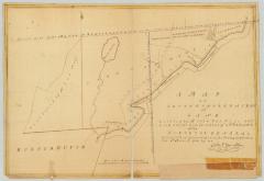 Warrant and survey of Van Ness Grant on Kinderhook creek. Map #762A