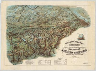 Proposed extension of Albany City Water Works. Map #505