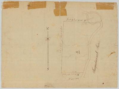 Survey of land for John Garnsey, on Susquehanna river. Map #766