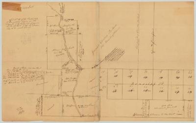 Patents along the Pennsylvania line, Hooper's tract, Randolph township. Map #739